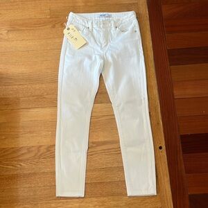 Just Black - White Skinny Jeans - Size 24
